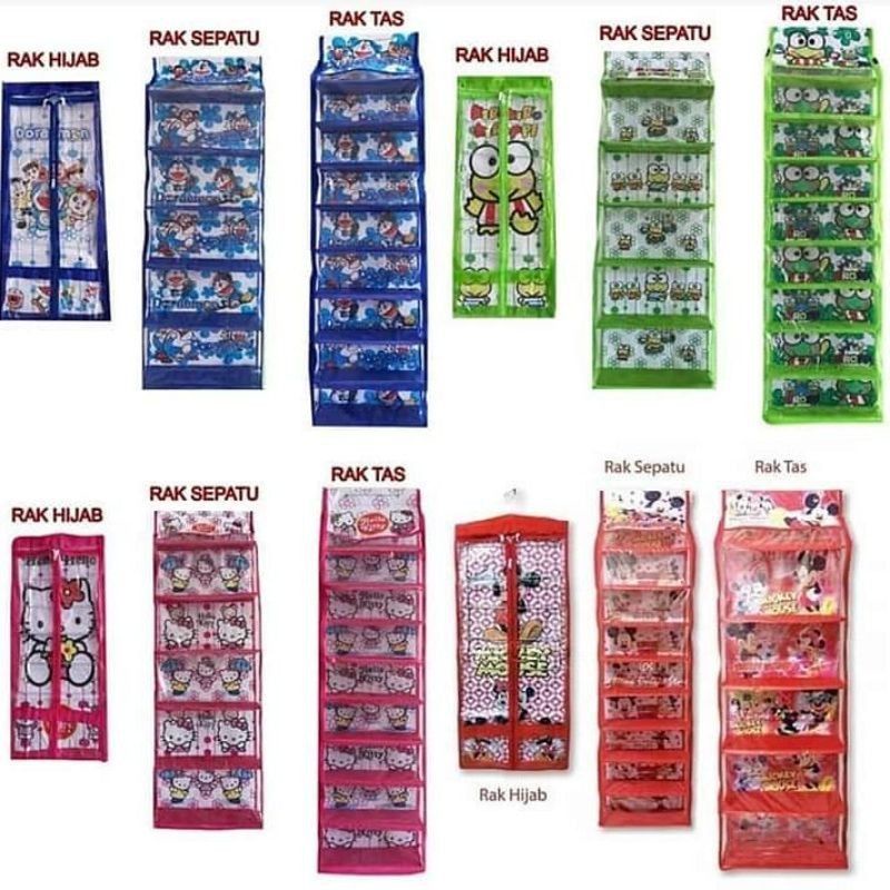 HEMAT RAK GANTUNG SET 3 IN 1 Rak Sepatu ,rak tas dan rak hijab rak gantung murah rak ras rak sepatu
