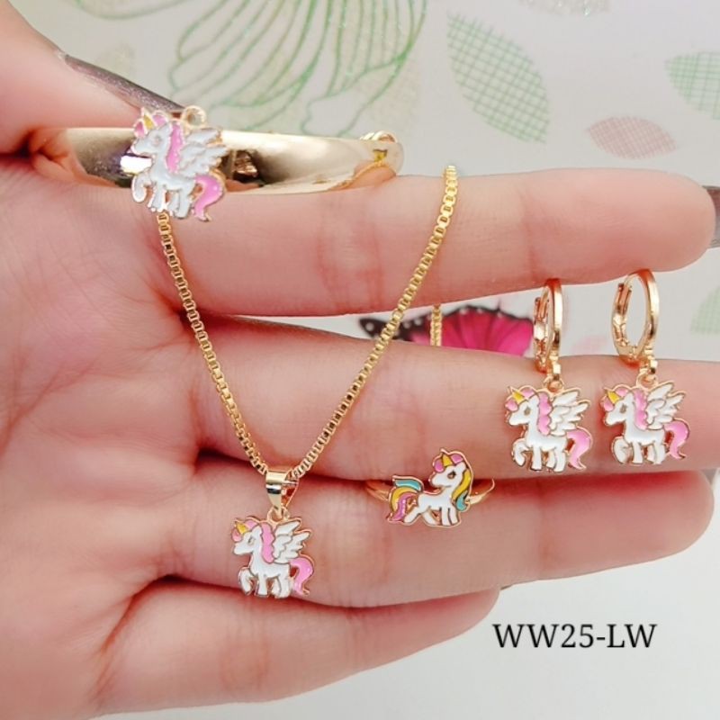 xuping set perhiasan anak anak lapis mas impor terlaris