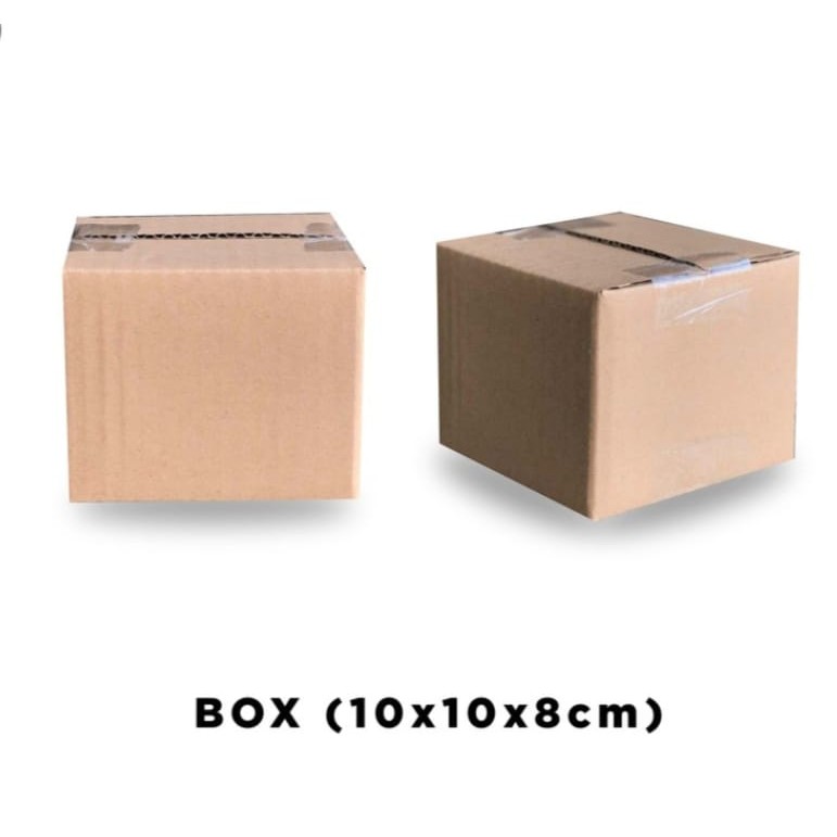 Jual Kardus Box Polos Karton Packing 10x10x8 Cm Indonesia Shopee Indonesia