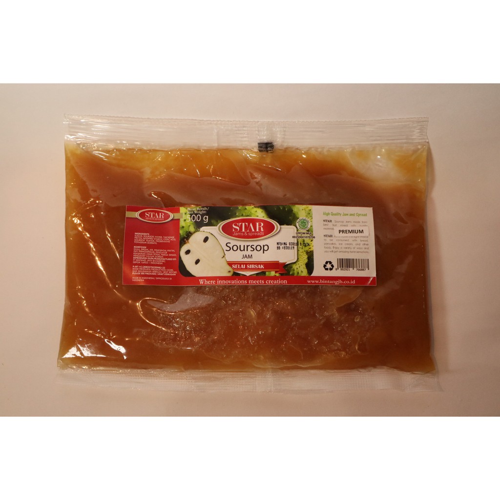 

selai STAR soursop sirsak reguler 500 gram