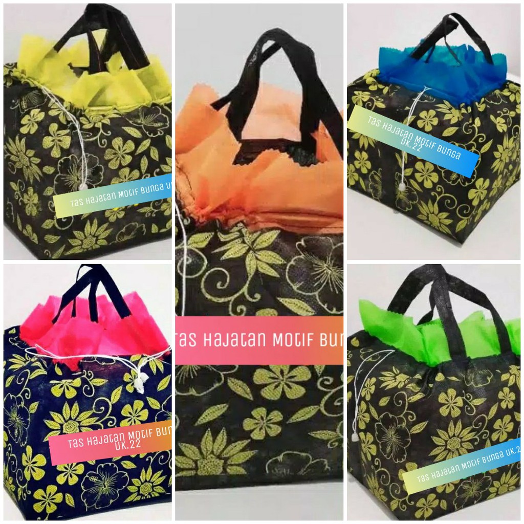 Tas hajatan serut motif bunga (22.22.30)
