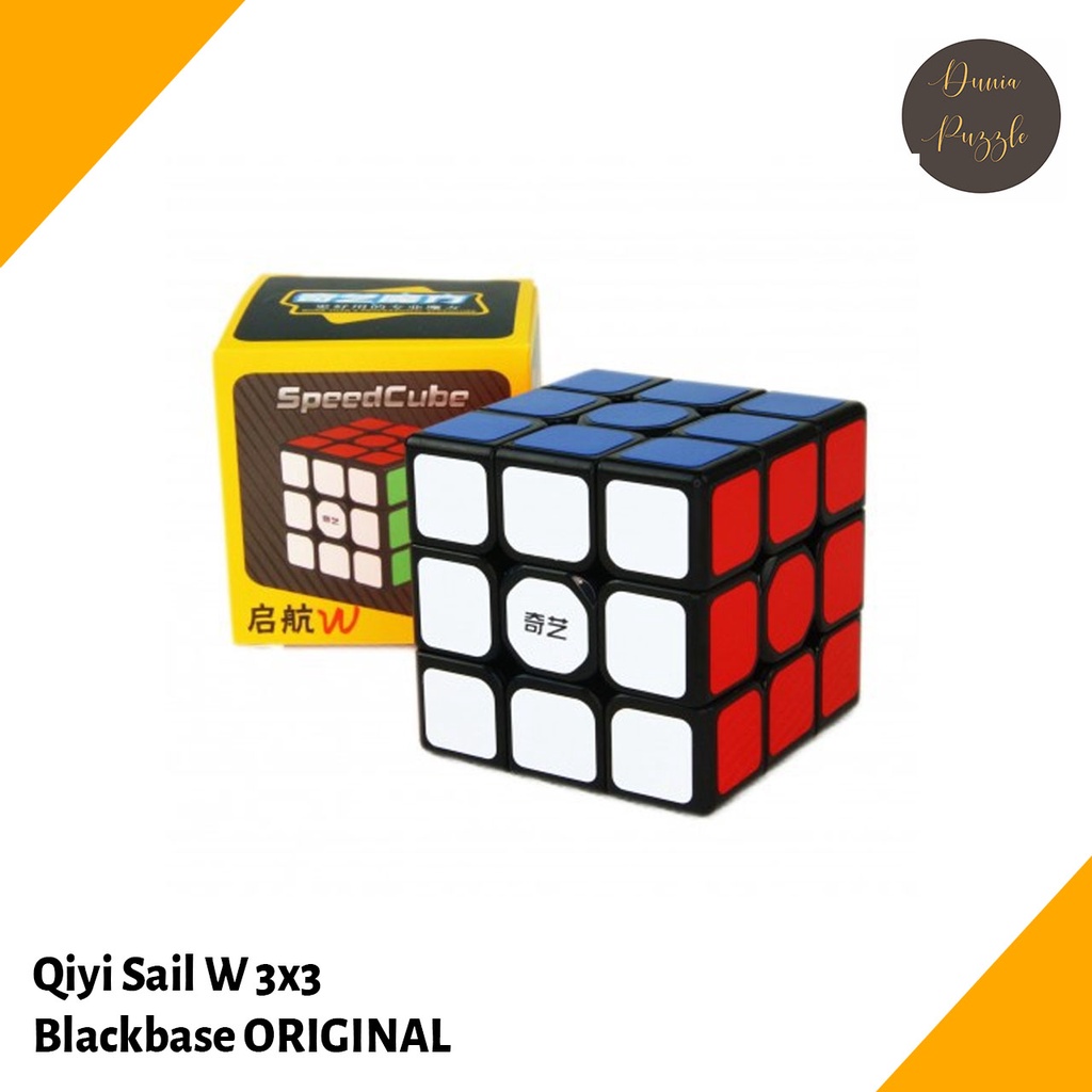 Rubik 3x3 Qiyi Sail W 3x3 Blackbase ORIGINAL