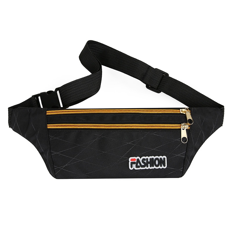 Tas Waistbag Unisex Tas Pinggang Sport Fashion Korea Tas Pria Wanita Polyester Nilon T285 Azgalery