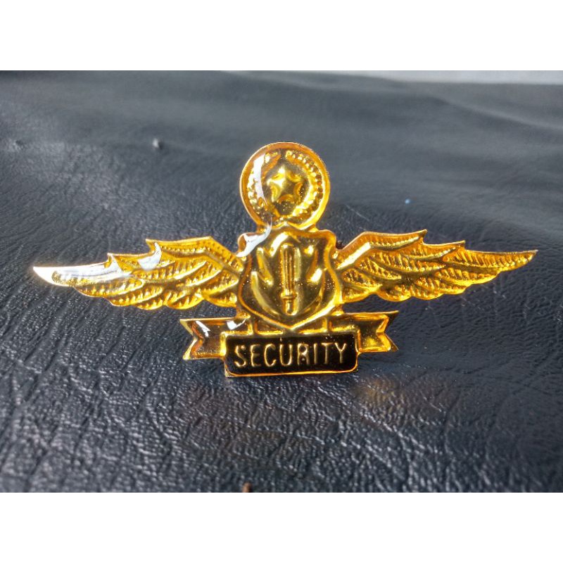 pin wing security satpam peniti