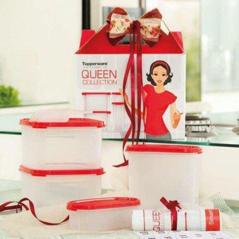 Tupperware Queen collection / tupperware merah / toples tupperware
