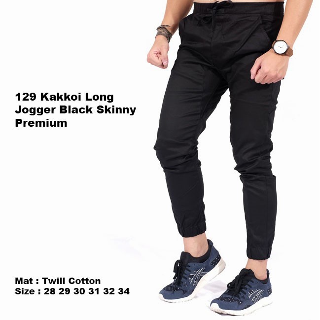 MURAH  celana jogger pria hitam | celana jeans jogger | celana panjang jogger