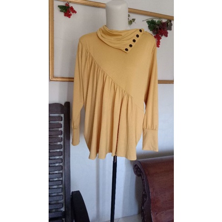 blouse warna mustard