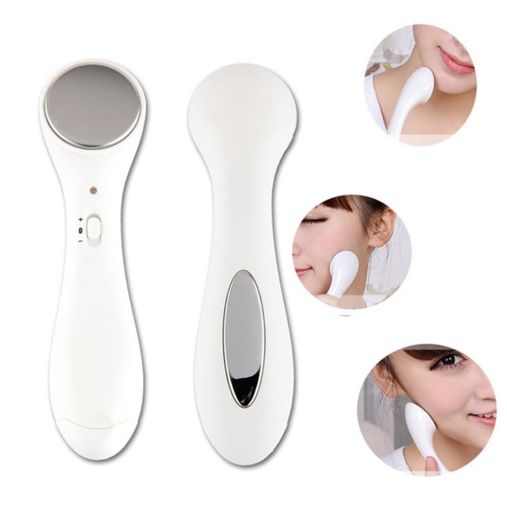 Setrika Wajah Ion Face Massager Elektrik Microionic Pengencang Kulit Pemijat Wajah Facial Treatment