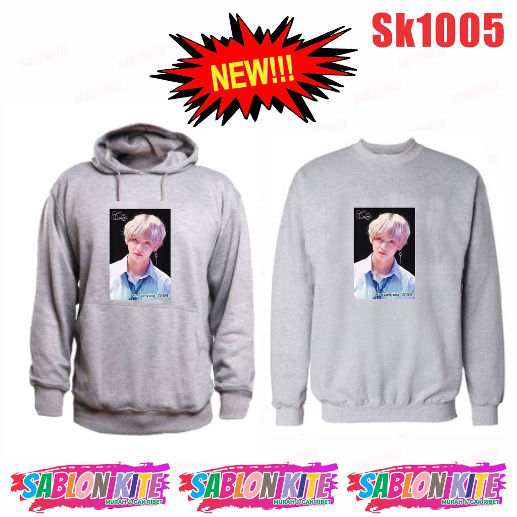 MURAH!!! HOODIE SWEATER KPOP TAEHYUNG V SK1005 JK V FG SG JH JM JIN UNISEX