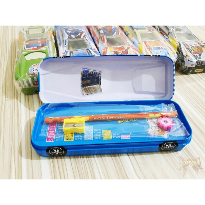 

Star Tempat Pensil 3D Mobil / Paket Atk Karakter Kotak Besi Timbul Emboss Hot Sale