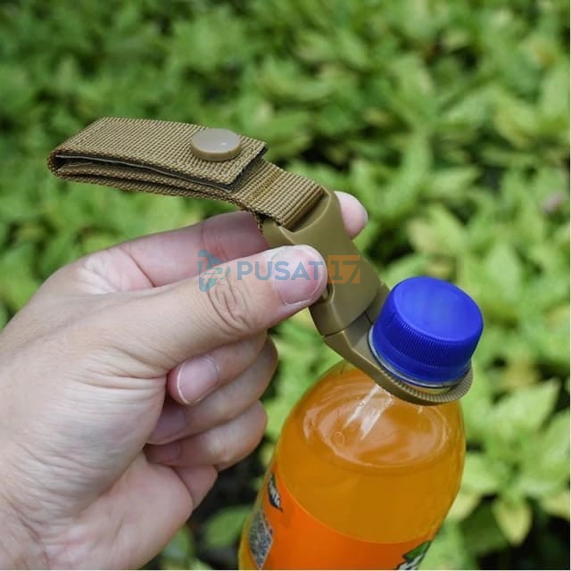 GANTUNGAN BOTOL MINUM CARABINER PENGAIT BOTOL AIR MINUM HOLDER HANGING CLIP BOTTLE SERBAGUNA