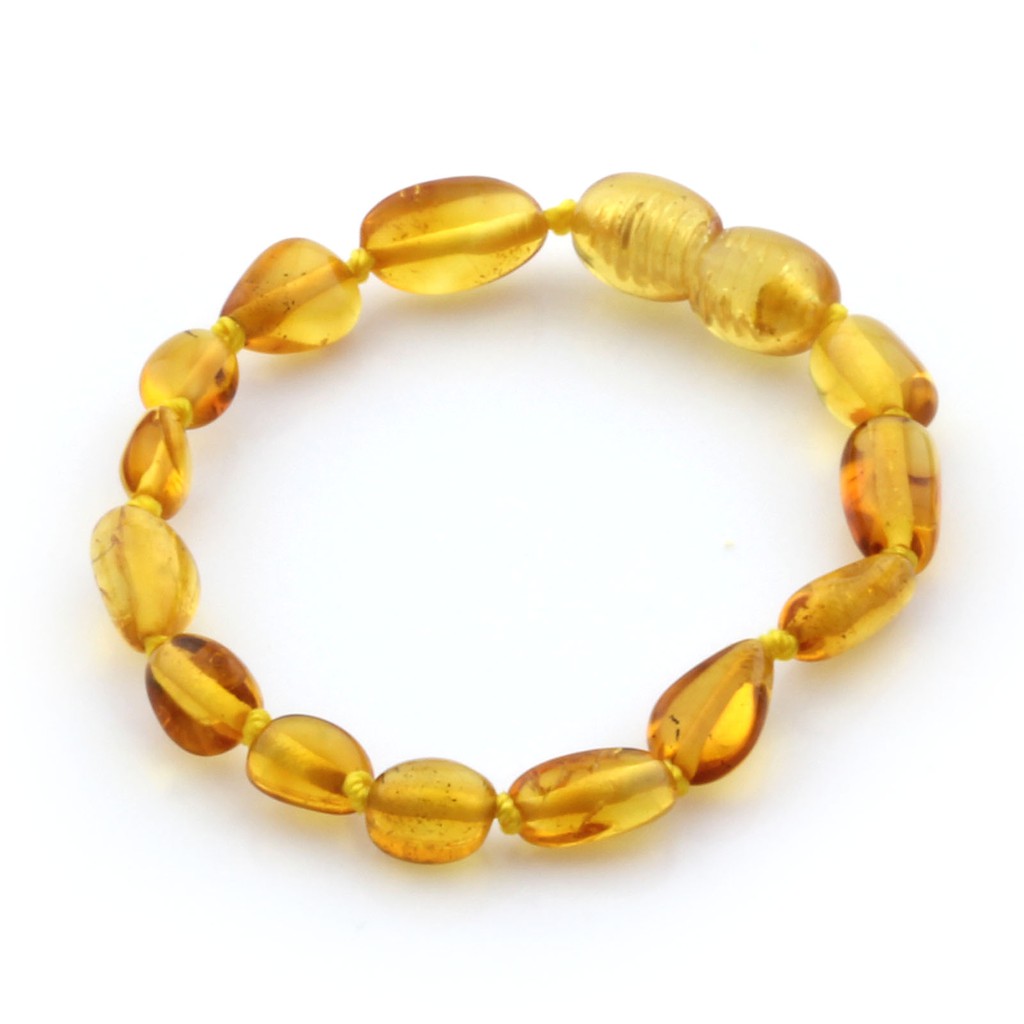 OL5X4LC Gelang Baltic Amber Tumbuh Gigi Bayi By CARLIS BABY