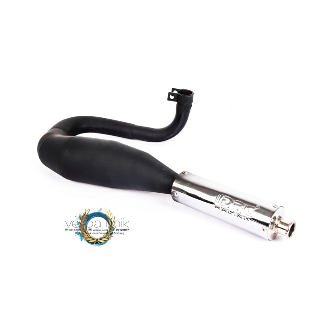 Knalpot Vespa DRC Racing Buang Kiri