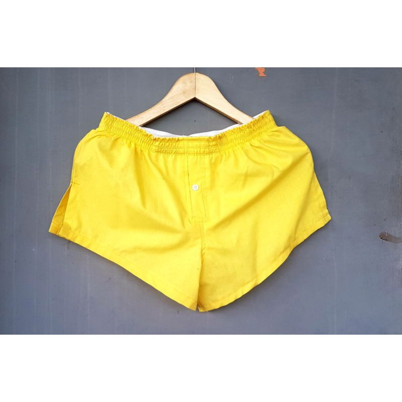 CELANA MURAH BOXER WARNA PUTIH POLOS ALL SIZE