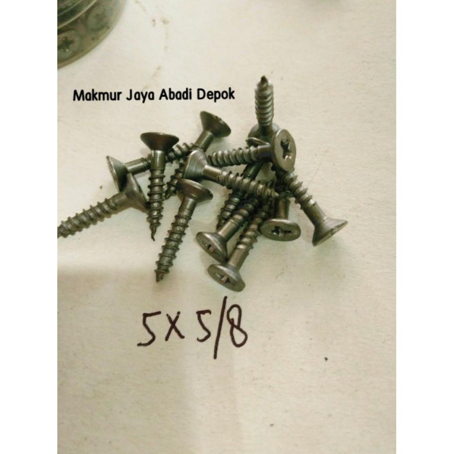 Skrup kayu 5 x 5/8 per dus ratele992 Berkualitas