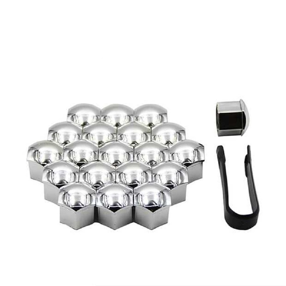 【COD Tangding】19mm Smooth Alloy Wheel Nut Bolt Covers Caps Universal Set For Any Car