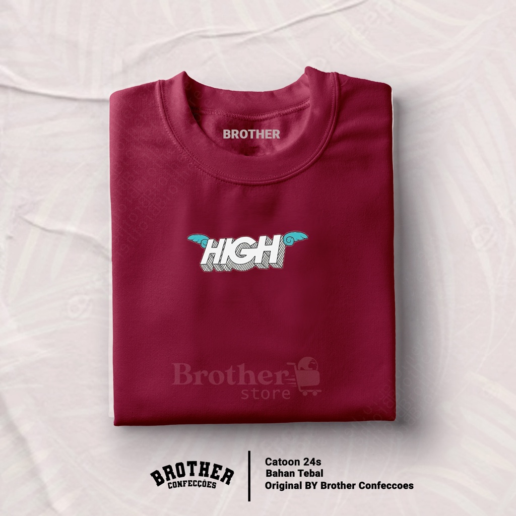 Brother Store Kaos Distro Pria - KAOS COWOK - Kaos Kata Kata - HIGH Premium