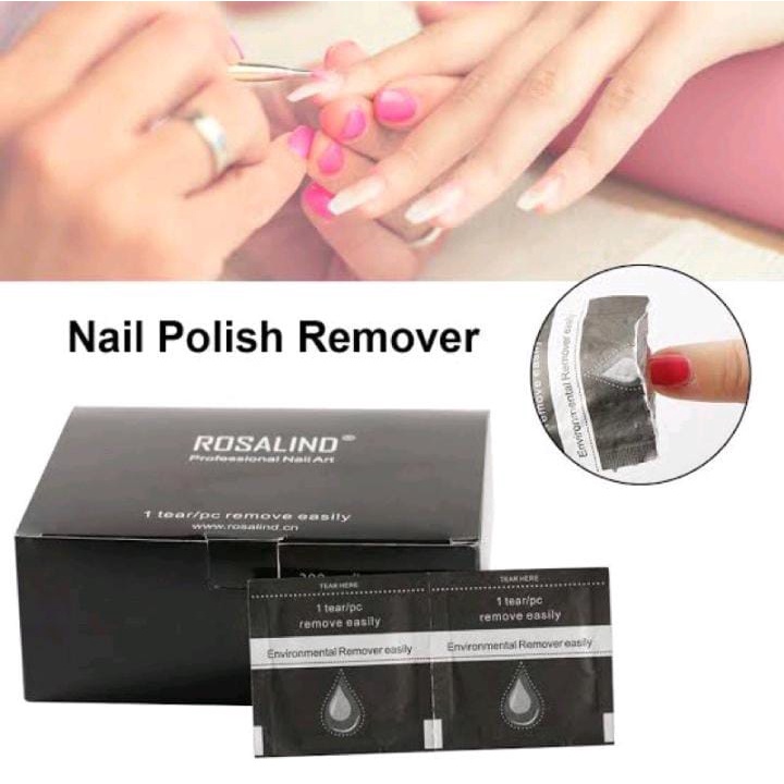 ROSALIND INSTANT WRAP REMOVER GEL POLISH /WRAP INSTAN HAPUS KUTEK GEL