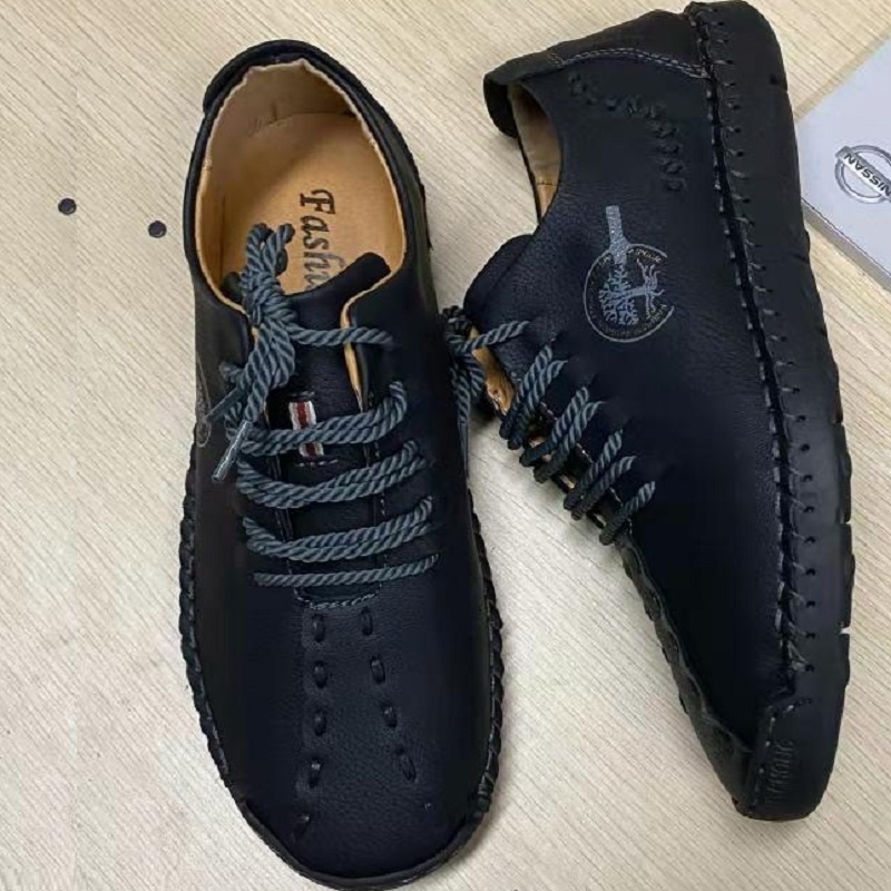 COD Import Sepatu Pria Hiking Mendaki Casual Original Keren Handmade Fantofel Kerja Kuliah Sneakers Pria Sepatu Tali 018