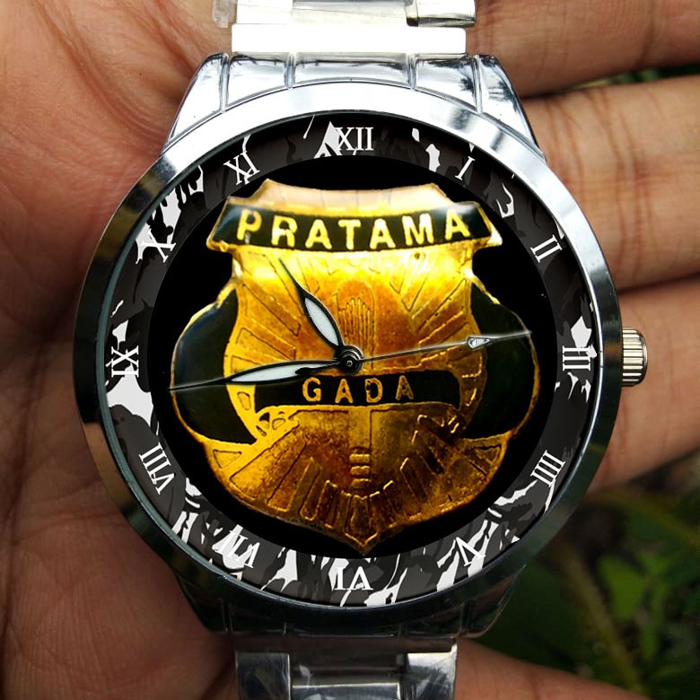Jam Tangan Stainless Custom Satpam Pratama Gada Art 2