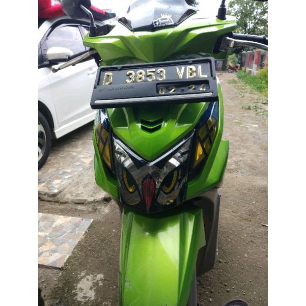 Sticker cutting  mata elang lampu depan beat fi