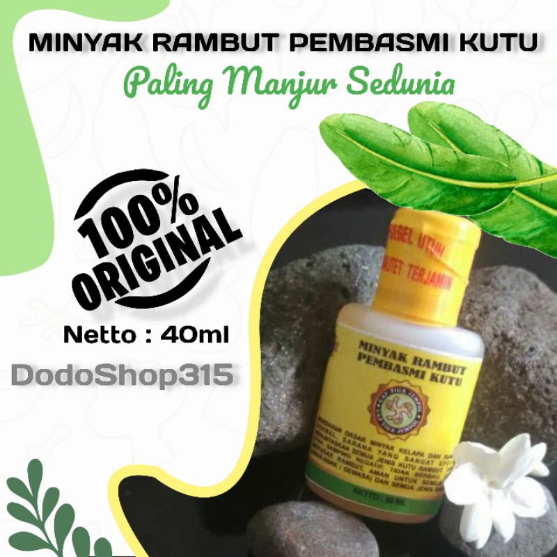 Obat Kutu Rambut 40ml Cap Tiga Jempol