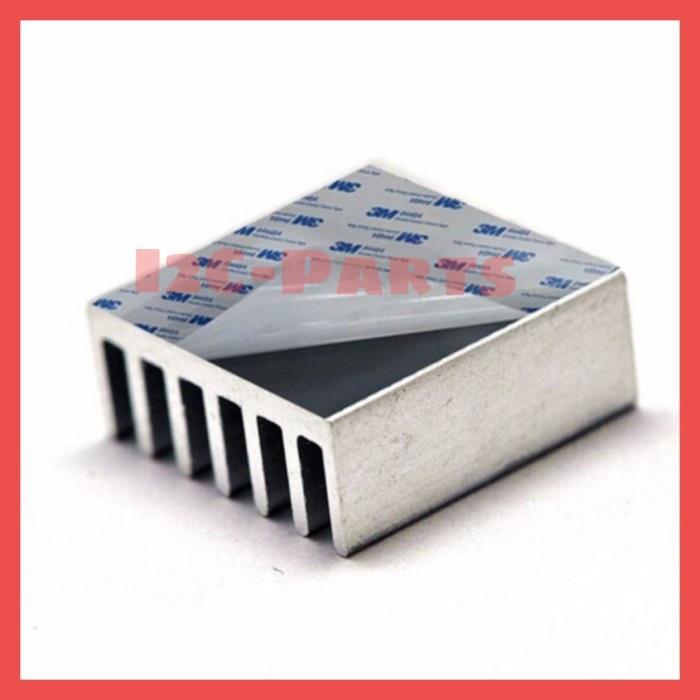 Heatsink Aluminium 8X8X5MM with Adhesive Thermal Pad PENDINGIN A4988