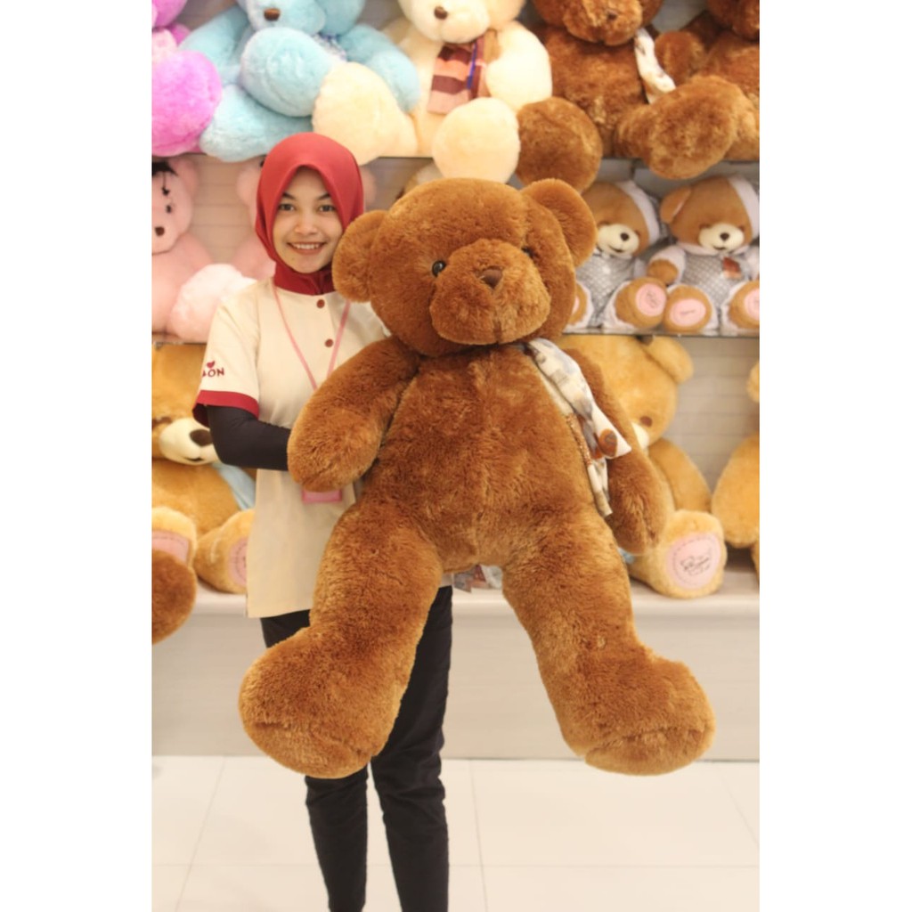 Boneka Beruang Jumbo Teddy Bear Istana Boneka Sit Teddy SNI Kado Ulang Tahun