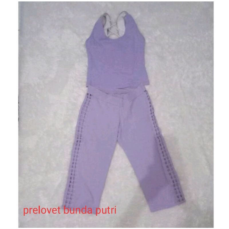 prelovet baju olahraga senam sexy wanita bekas bagus