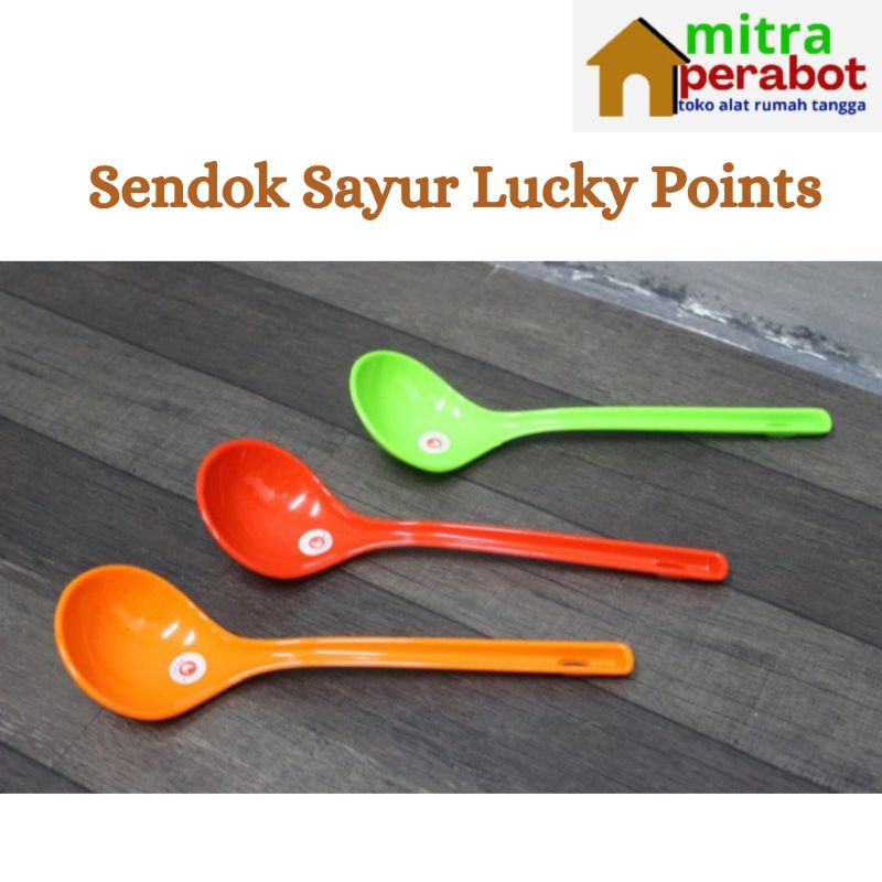 Sendok sayur Es Buah Es campur lucky points plastik centong kuah