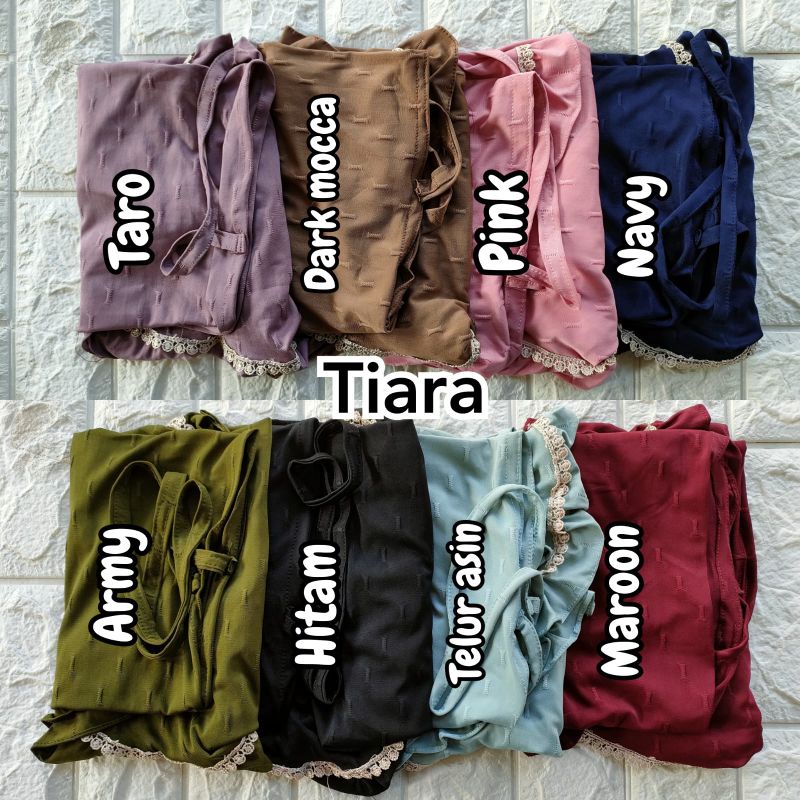 (Assyfa Hijab) TIARA •jilbab anak jersey cubit•jilbab anak bergo list renda