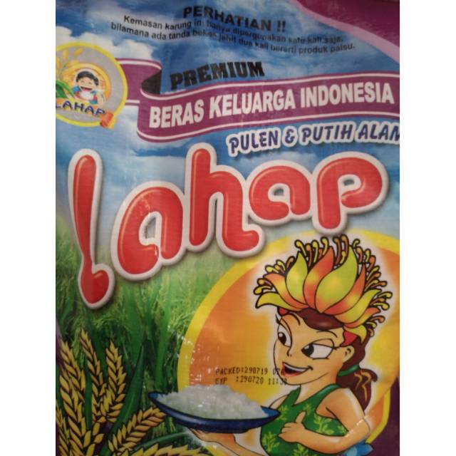 Beras Lahap Putri Pulen 1 4kg Ecer Indonesia