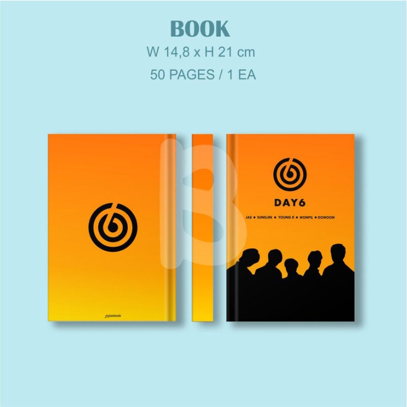 

NOTEBOOK K-POP LUCU DAY6 UNOFFICIAL