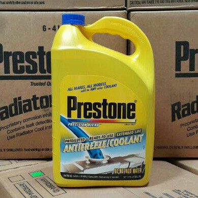 CAIRAN RADIATOR / RADIATOR COOLANT PRESTONE 3,78 LITER BIRU