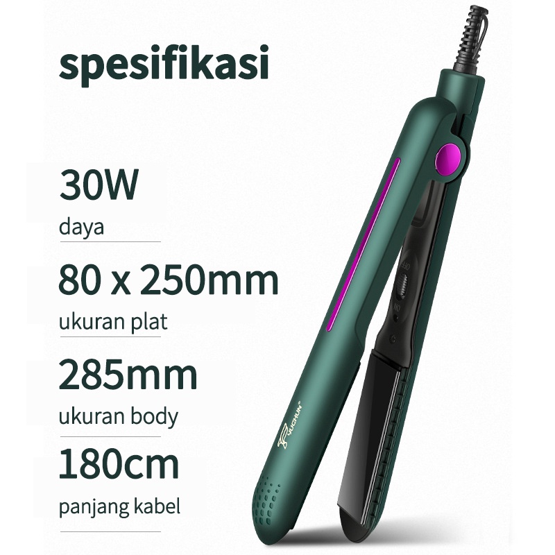 Newstyle Keriting / Catokan Rambut Hair Straightener /suhu konstan 220°/Pengeriting Rambut 2 IN 1 30W