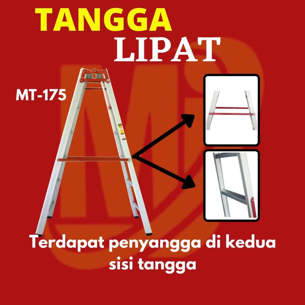 Tangga Lipat Aluminium 175 Cm MASTAH