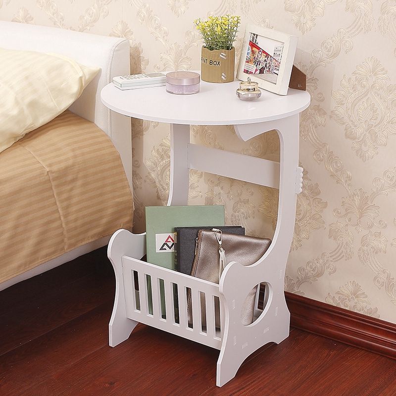 Meja Bulat Shabby Meja Bulat Putih