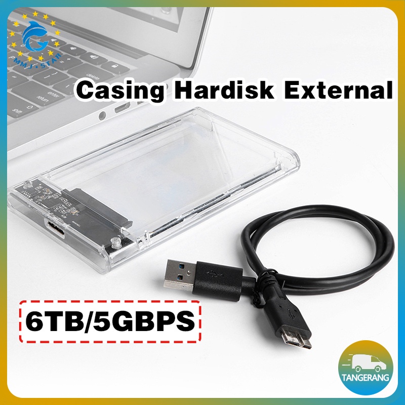 【6TB-5GBPS】Casing HDD Hardisk Eksternal/Case External Hardisk/External Hard Drive Case/HDD External Case 2.5&quot; USB 3.0