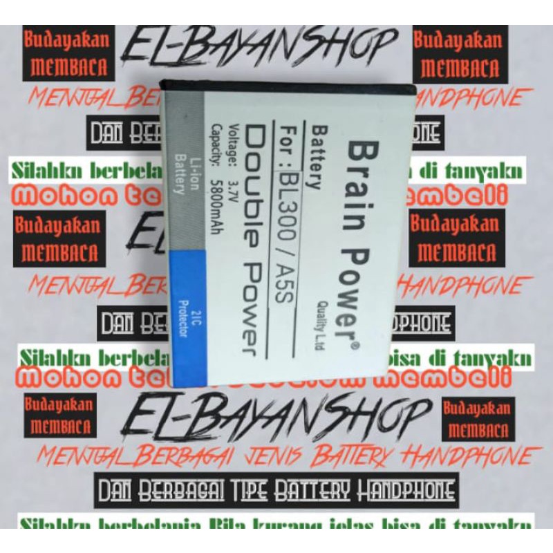 Battery for Lenovo A5S BL300 Batrai Lenovo A5S Batre BL 300 Ram 2/16 Gb