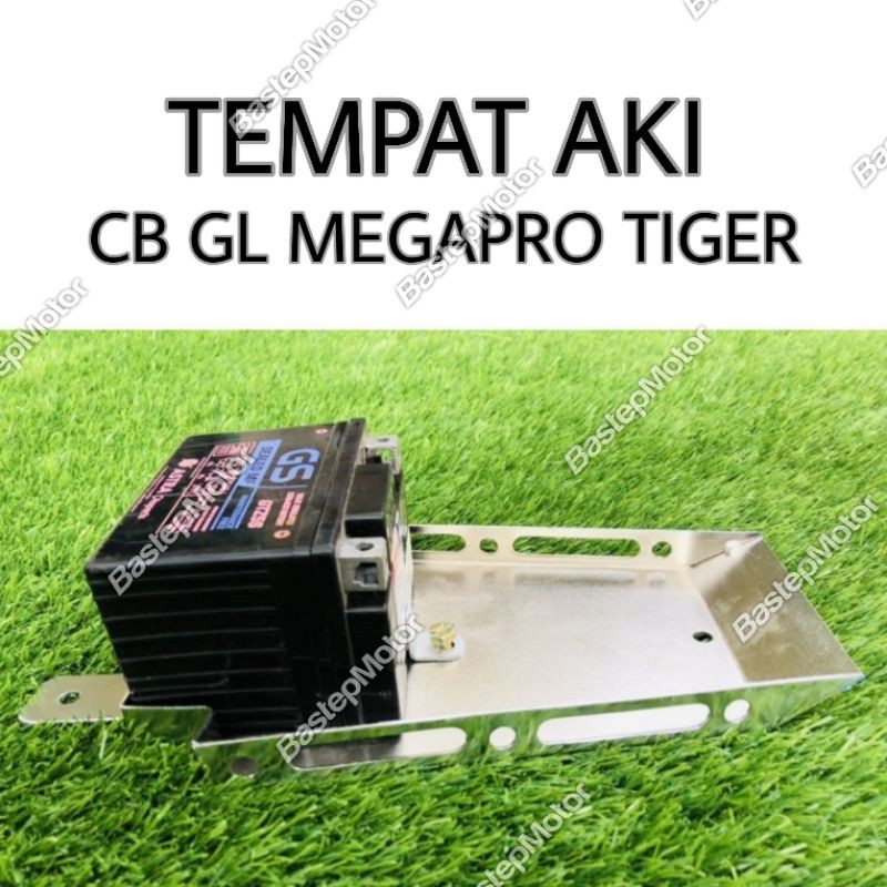 WADAH TEMPAT AKI PANGKON AKI ACCU CB GL MEGAPRO TIGER TIPIS