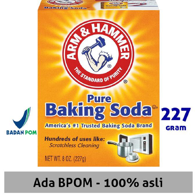 

BAHAN KUE BAKING SODA ASLI USA MERK ARM & HAMMER BAKING SODA 226GR PERISA MAKANAN & MINUMAN