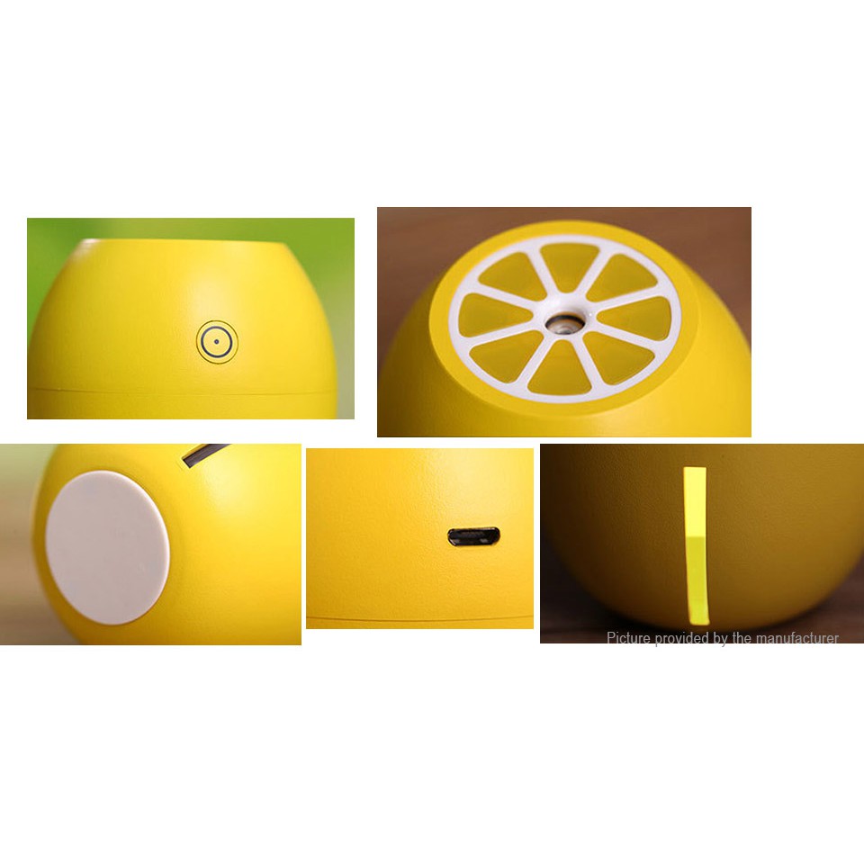 Lemon Humidifier USB LED Night Light Air Purifier