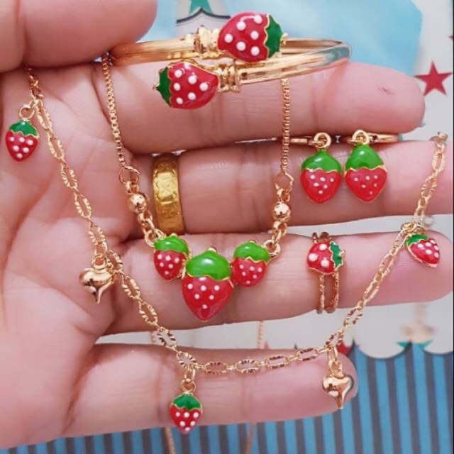 Set xuping anak titanium 24k murah