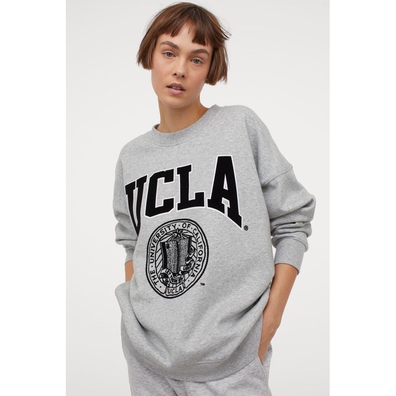 Crewneck  switer distro cowok switer hoodie  Ucla Original Crewneck UCLA Sweater ucla hitam hijau abu abu crewneck ucla hnm UCLA