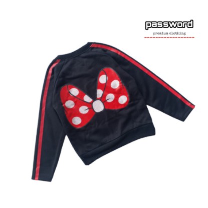 LittleAaron PASSWORD SET SWEATER MY RED RIBBON Setelan piyama 1 - 7 Tahun Baju Anak Berkualitas