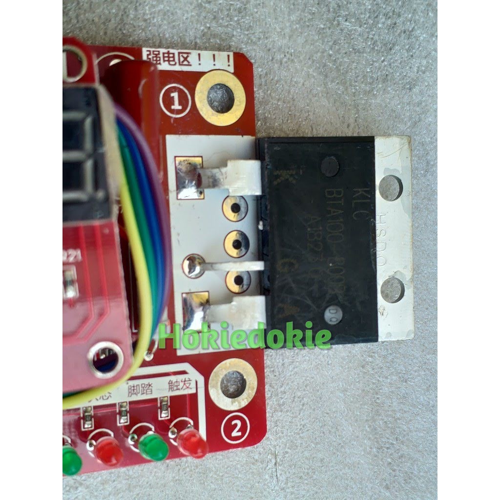 Spot welding las titik controller timing current 100A