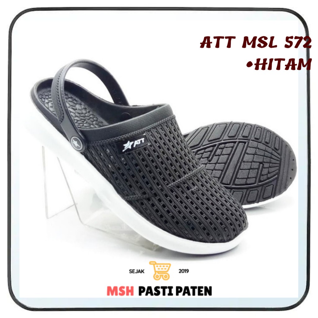 Sepatu tali belakang pria Sandal baim att anti air anti slip