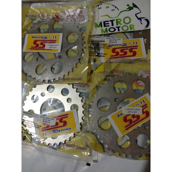 Gear SSS belakang 428 Supra x 125.Karisma .satriafu new. asli