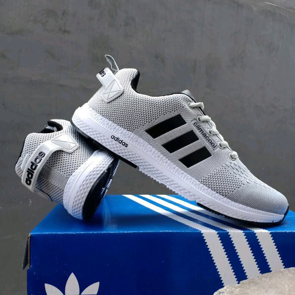 Sepatu Running Adidas Ultra Boost Grey/Abu Men/Cowok/Pria Murah Casual Import Vietnam