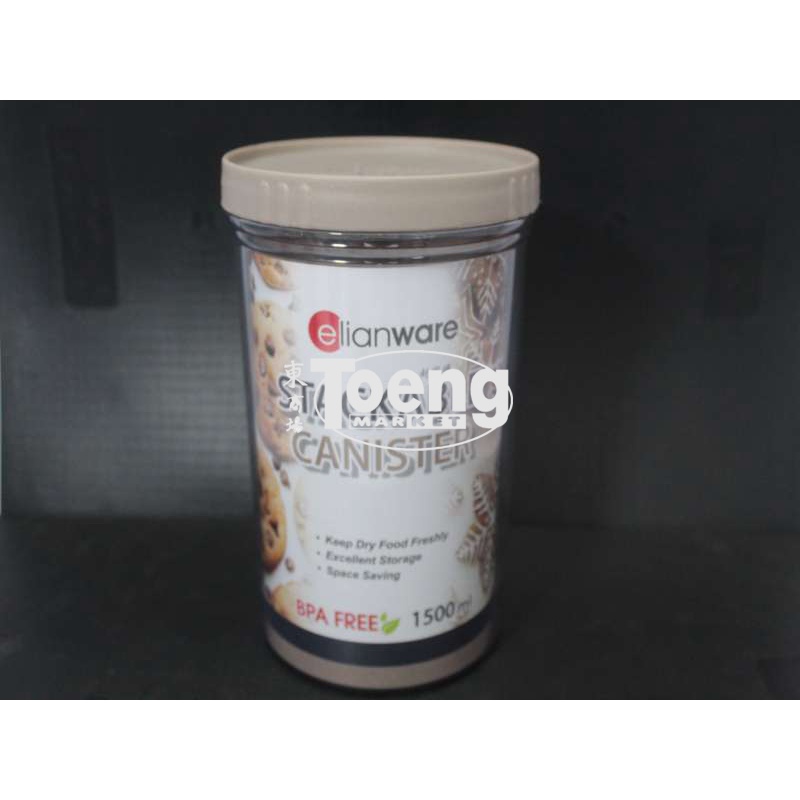 TOPLES BULAT / ROUND CONTAINER 1500ml E-418 ELIANWARE
